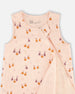Printed Muslin Sleep Sack Peach With Pears - G30ASB_070