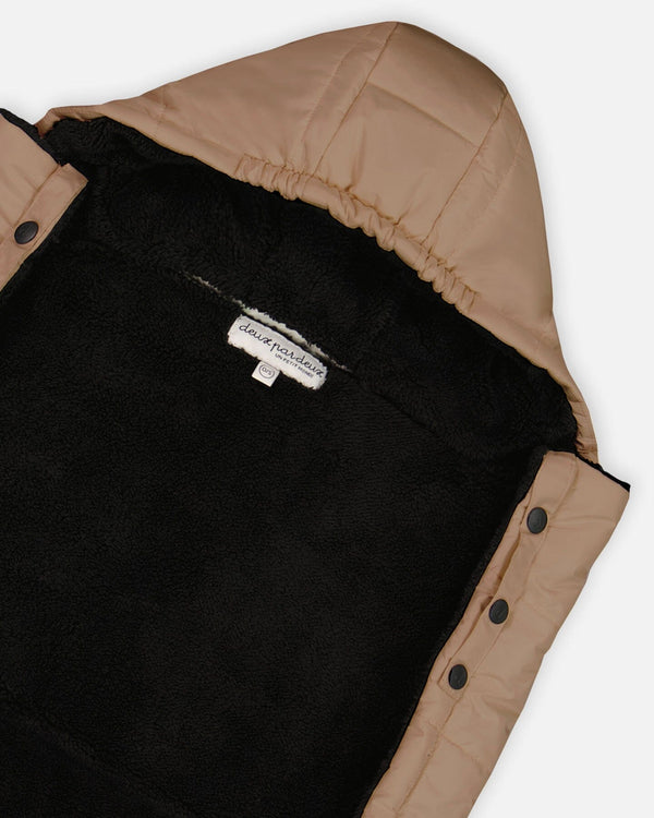 3-In-1 Multifunction Cover For Car Seat, Stroller, And Baby Carrier In Chanterelle - H10A403_182