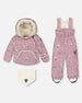 Two-Piece Baby Snug Snowsuit Purple Bear Print - H10A501_003