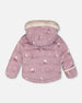 Two-Piece Baby Snug Snowsuit Purple Bear Print - H10A501_003