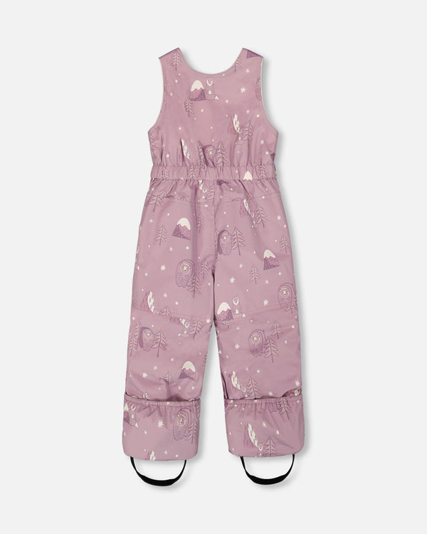 Two-Piece Baby Snug Snowsuit Purple Bear Print - H10A501_003