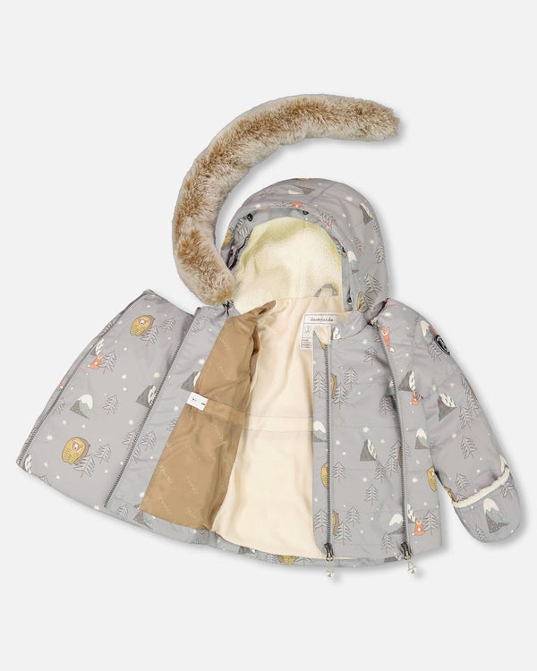 Two-Piece Baby Snug Snowsuit Gray - H10A501_149