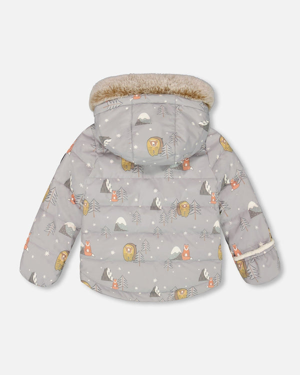 Two-Piece Baby Snug Snowsuit Gray - H10A501_149