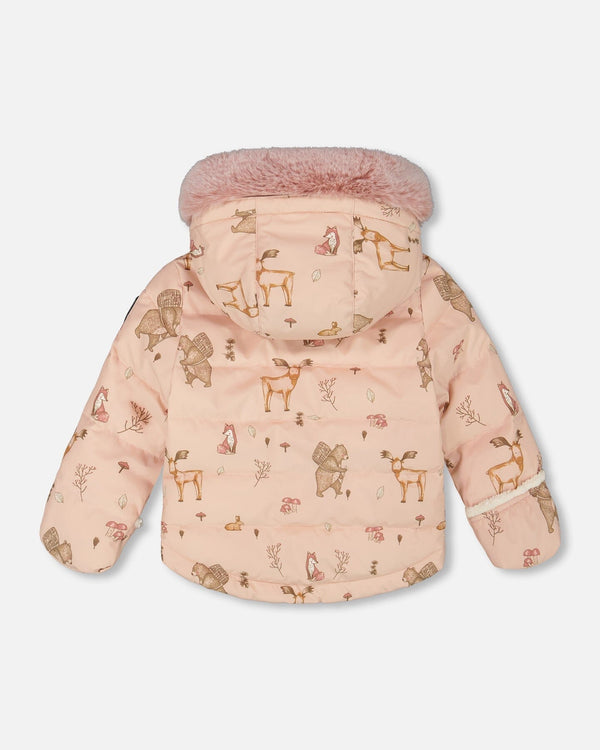 Two-Piece Baby Snug Snowsuit Dusty Pink - H10A501_643
