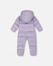 One-Piece Baby Cloud Compressible Snowsuit Designed For Car Seat Purple Gray - H10B700_591