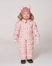 One-Piece Baby Original Puffy Snowsuit Pink Mini Flowers - H10B702_005