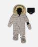 One-Piece Baby Original Puffy Snowsuit Gray - H10B702_149