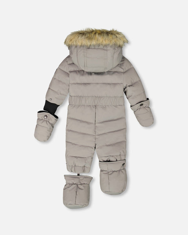 One-Piece Baby Original Puffy Snowsuit Gray - H10B702_149