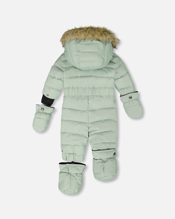 One-Piece Baby Original Puffy Snowsuit Sage Green - H10B702_340