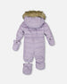 One-Piece Baby Original Puffy Snowsuit Purple Gray - H10B702_591