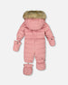 One-Piece Baby Original Puffy Snowsuit Dusty Pink - H10B702_643