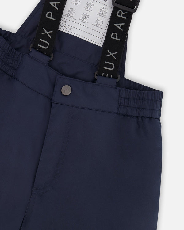 Two-Piece Discover Snowsuit Navy Blue - H10DB40_479