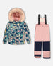 Two-Piece Discover Snowsuit With Printed Jacket Dusty Pink - H10DG80_637