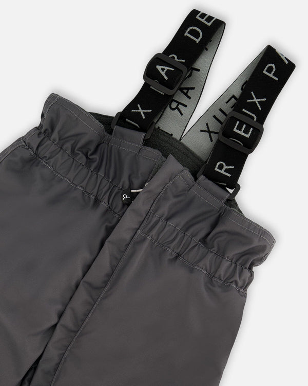 Two-Piece Baby Play Snowsuit With Printed Jacket Sage Green - H10PBB85_987