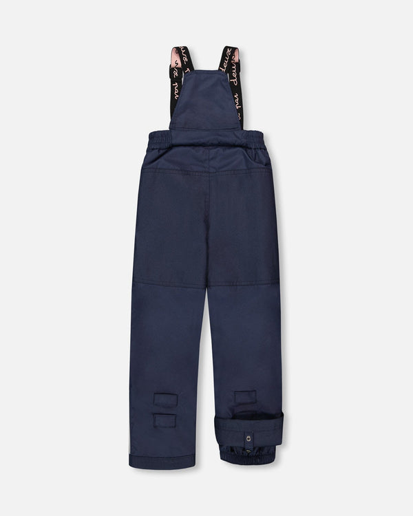 Two-Piece Play Snowsuit Navy Blue And Pink - H10PG83_479