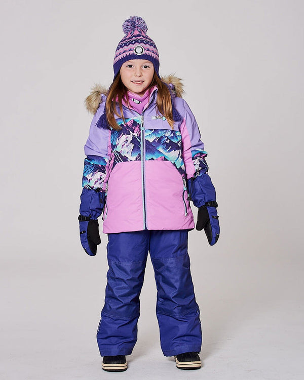 Two-Piece Play Snowsuit Dark Purple - H10PG85_597