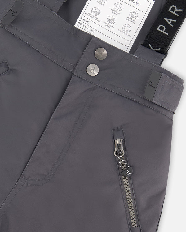 Solid Play Snow Pants Dark Gray - H10T200_987