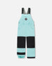 Solid Play Overall Snow Bib Turquoise Blue - H10T220_407