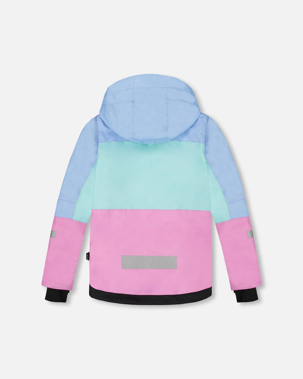 Two-Piece Teknik Snowsuit With Colorblocked Jacket And Solid Pant Black - H10TG93_999