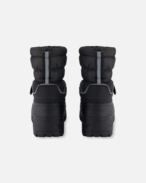 Winter Boots Solid Black Winter Boots Deux par Deux
