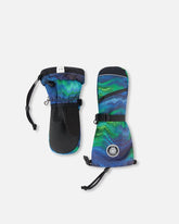 Mitaines d’hiver TEKNIK imprimé d'aurores boréales