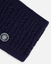 Lined Winter Neckwarmer Navy Blue - H10XT2_479