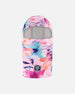 Brushed Jersey Balaclava Pink Watercolor Flower Print - H10YBAL_012