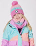 Lined Knit Neckwarmer Pink, Orange And Turquoise - H10Z28_000