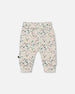 Organic Cotton Evolutive Pant Off-White Floral - H20A20_045