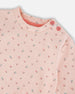 Organic Cotton Pant With Top Set Pink Mini Floral - H20B11_047