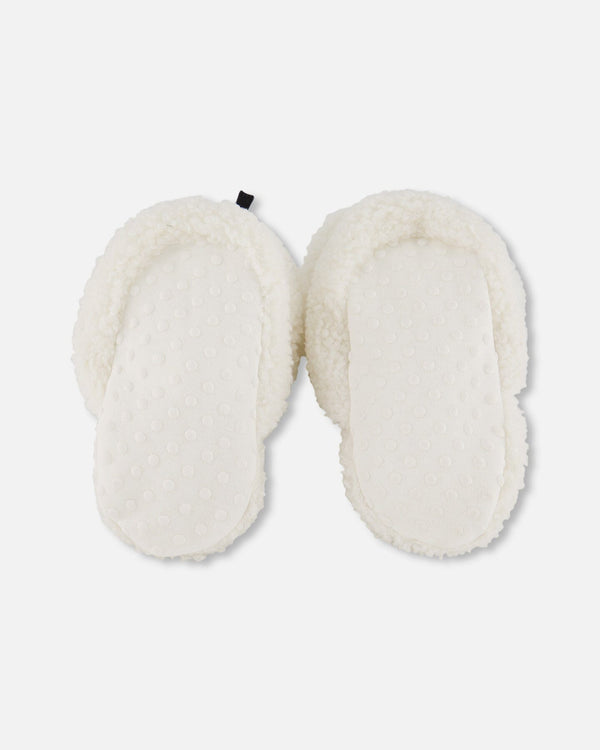 Sherpa Slippers Off-White - H20BS_101