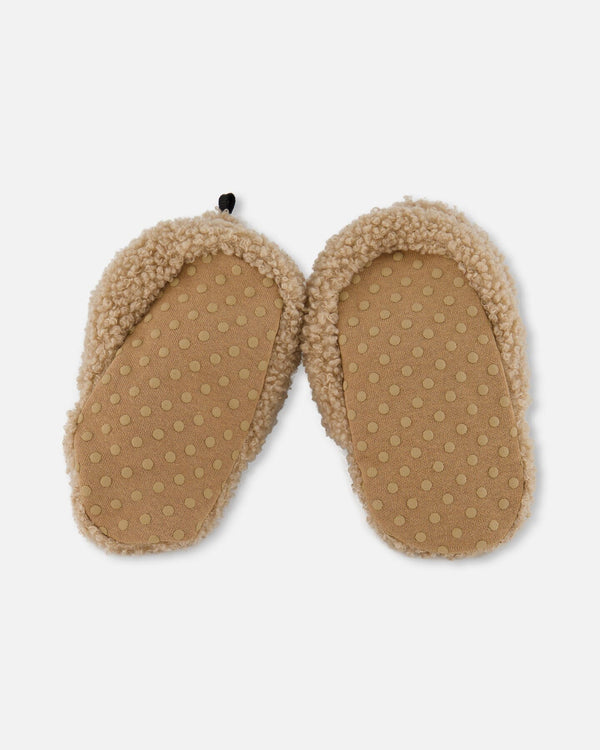 Sherpa Slippers Brown - H20BS_915