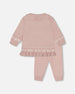 Knitted Top And Pant Set Light Pink - H20BT13_684
