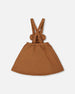 Quilted Overall Dress Mocha - H20G80_118