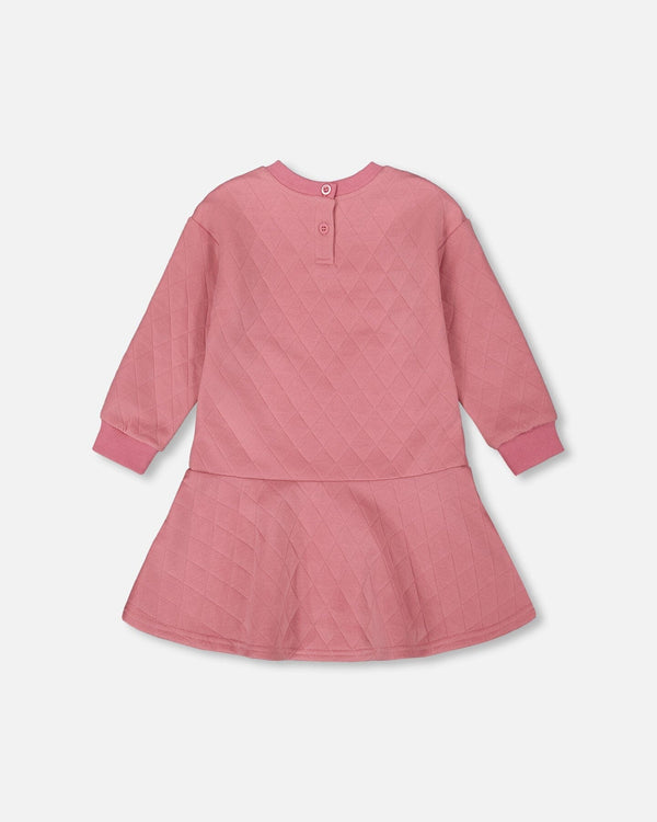 Quilted Dress Purple Pink - H20G85_543