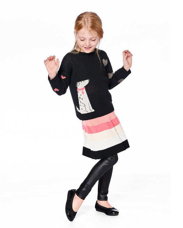 Shiny Stretch Jersey Leggings Black - H20H61_999