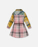 Shirt Dress With Belt Green Pink And Yellow - H20J86_000