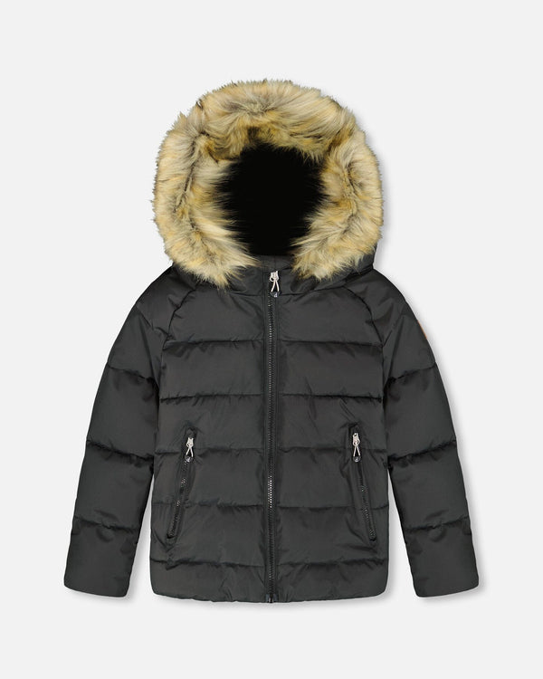 Puffy Winter Jacket Black - H20W58_999