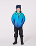Quilted Mid-Season Jacket Green And Blue Gradient - H20W64_036