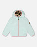 Reversible Mid-Season Sherpa Jacket Leopard - H20W65_296