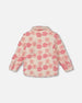 Sherpa Overshirt Off-White And Pink - H20YG16_000