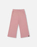 Waffle Flare Leg Pants Dusty Pink - H20YG22_622