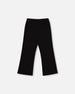 Ribbed Leggings Bootleg With Slit Black - H20YG61_999