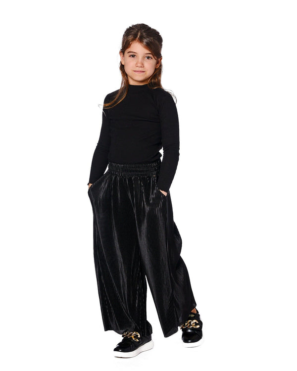 Super Soft Ribbed Mock Neck Top Black - H20YG71_999