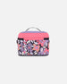 Lunch Box Black Retro Flower Print - H20ZBL_013