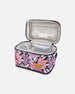 Lunch Box Black Retro Flower Print - H20ZBL_013