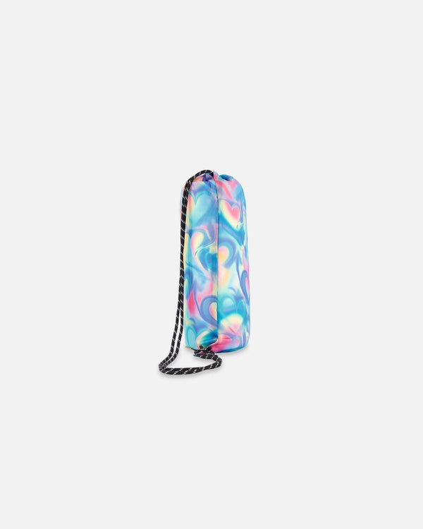 Drawstring Bag Rainbow Heart Print - H20ZSC_017