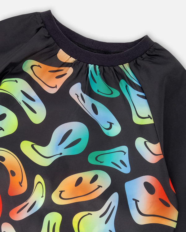 School Apron Smiley Face Boy - H20ZTA_033