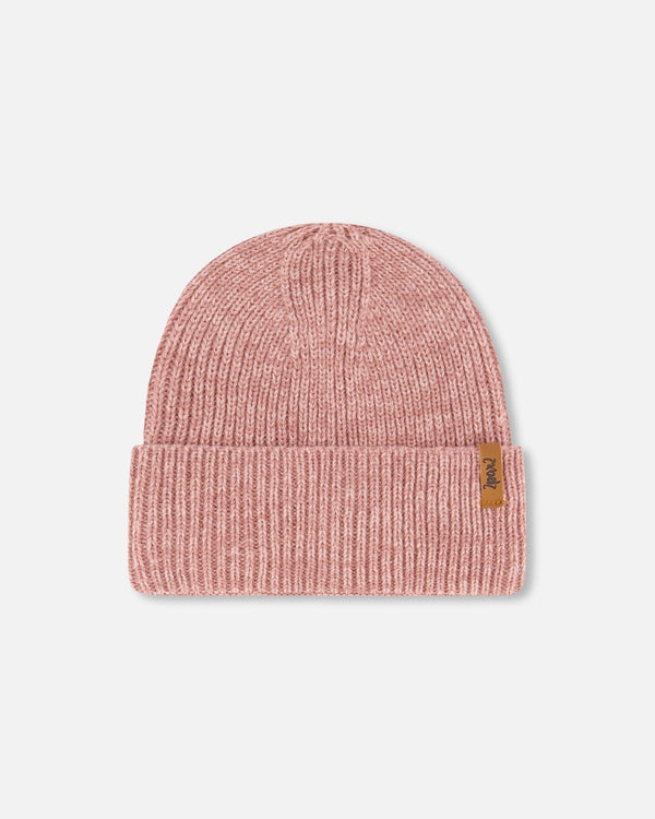 Mid-Season Knit Hat Dusty Pink - H20ZW01_643