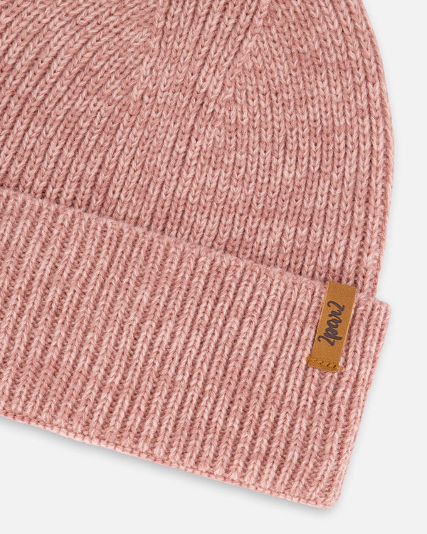 Mid-Season Knit Hat Dusty Pink - H20ZW01_643